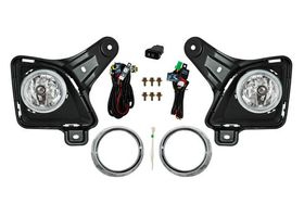 Juego De Faros Para Niebla Con Parrilla Filo Cromado