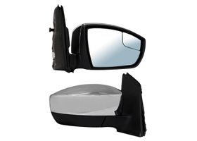 Espejo Cromado Con Desempañante Eléctrico Con Punto Ciego Lado Pasajero