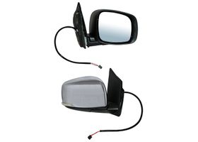Espejo Cromado Con Desempañante Con Direccional Eléctrico Lado Pasajero