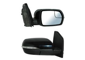 Espejo Para Pintar Con Desempañante Con Direccional Con Luz Inferior Eléctrico Con Punto Ciego Lado Pasajero