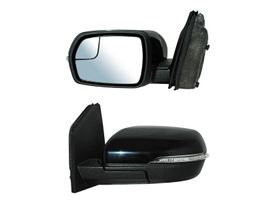 Espejo Para Pintar Con Desempañante Con Direccional Con Luz Inferior Eléctrico Con Punto Ciego Lado Conductor