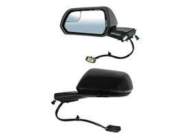 Espejo Para Pintar Con Desempañante Con Direccional Con Luz Inferior Eléctrico Con Punto Ciego Lado Conductor