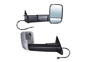 Espejo Cromado Con Desempañante Con Direccional Telescópico Con Luz Inferior Eléctrico Con Memoria Lado Pasajero