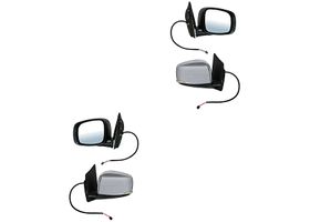 Par De Espejos Cromado Con Desempañante Con Direccional Eléctrico