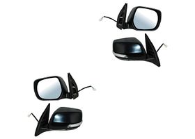 Par De Espejos Autoabatible Para Pintar Con Desempañante Con Direccional Eléctrico