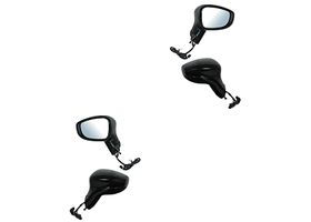 Par De Espejos Para Pintar Base Negra Negro Con Desempañante Eléctrico