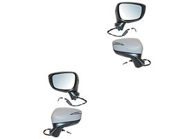 Par De Espejos Autoabatible Para Pintar Con Desempañante Con Direccional Eléctrico