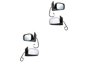Par De Espejos Cromado Con Desempañante Con Direccional Eléctrico Con Sensor Punto Ciego