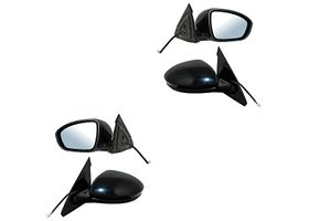 Par De Espejos Para Pintar Base Negra Negro Con Desempañante Con Direccional Eléctrico
