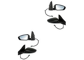 Par De Espejos Para Pintar Con Desempañante Con Direccional Eléctrico