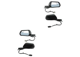 Par De Espejos Para Pintar Con Desempañante Con Direccional Con Luz Inferior Eléctrico Con Punto Ciego