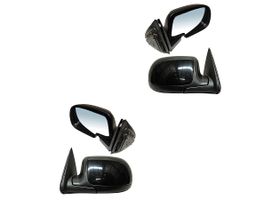 Par De Espejos Liso Negro Sin Control
