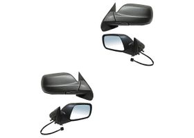 Par De Espejos Negro Con Desempañante Eléctrico