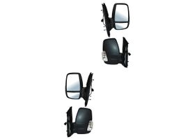 Par De Espejos Sin Control Con Direccional Blanca