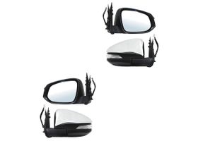 Par De Espejos Abatible Cromado Con Direccional Eléctrico