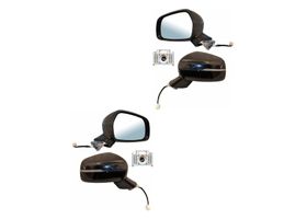 Par De Espejos Para Pintar Con Desempañante Con Direccional Eléctrico