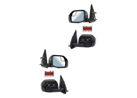 Par De Espejos Para Pintar Con Desempañante Eléctrico Con Punto Ciego