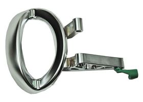 Manija Puerta Interior Delantera O Trasera Sin Base Plata Lado Pasajero