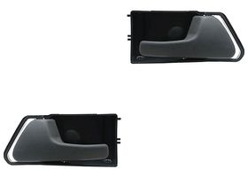 Par De Manijas Puerta Interior Delanteras O Traseras Con Base Negro