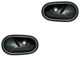 Par De Manijas Puerta Interior Delanteras O Traseras Negro