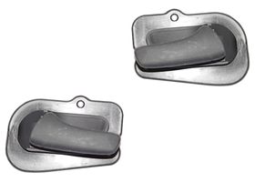 Par De Manijas Puerta Interior Delanteras Negro