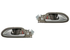 Par De Manijas Puerta Interior Delanteras Café/Plata