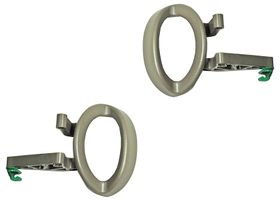 Par De Manijas Puerta Interior Delanteras O Traseras Sin Base Café