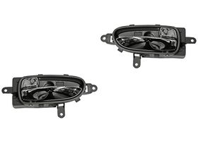 Par De Manijas Puerta Interior Delanteras O Traseras Gris/Cromo