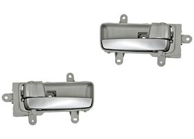 Par De Manijas Puerta Interior Delanteras O Traseras Gris/Plata