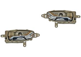 Par De Manijas Puerta Interior Delanteras O Traseras Beige/Cromo