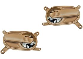 Par De Manijas Puerta Interior Delanteras Beige