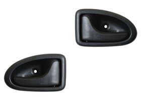 Par De Manijas Puerta Interior Delanteras O Traseras Negro