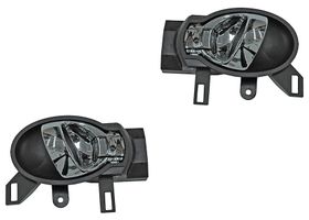 Par De Manijas Puerta Interior Delanteras O Traseras Negro/Cromo