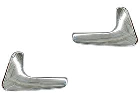 Par De Manijas Puerta Interior Delanteras O Traseras Cromado