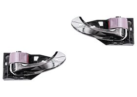 Par De Manijas Puerta Interior Delanteras O Traseras Beige/Cromo