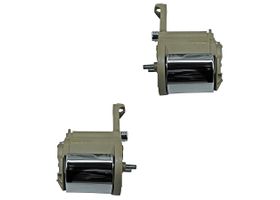 Par De Manijas Puerta Interior Traseras Beige/Cromo