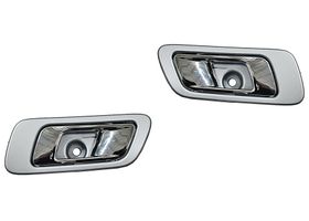 Par De Manijas Puerta Interior Traseras Gris/Cromo