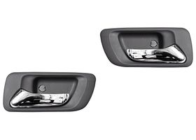 Par De Manijas Puerta Interior Traseras Gris/Cromo