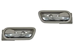 Par De Manijas Puerta Interior Traseras Beige/Cromo