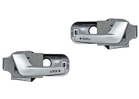 Par De Manijas De Puertas Interiores Delanteras Gris