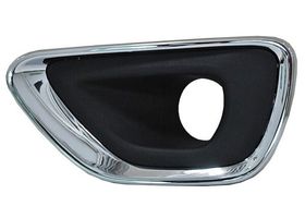 Parrilla Cromado Negra P/Faro Niebla Lado Conductor