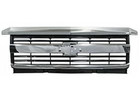 Parrilla Cromado Líneas Negras