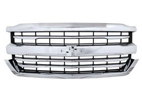 Parrilla Cromado Con Líneas