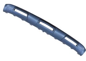 Moldura Para Defensa Delantera Inferior Plateada