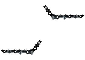 Par De Guías De Defensa Traseras