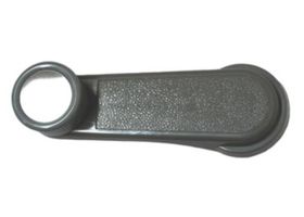 Manija Elevador Cristal Con Cromo Gris