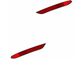 Par De Cuartos Reflejante Traseros