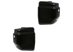 Par De Alerones Defensa Delanteras Negro Liso