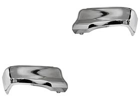 Par De Alerones Defensa Traseras Cromado