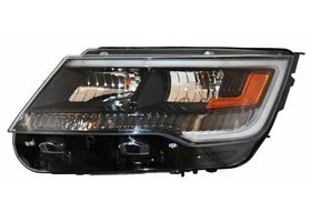 Faro Fondo Negro Con Leds Con Luz De Día Lado Conductor